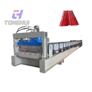 Solar angle profile roll forming machine producing photovoltaic bracket profiles